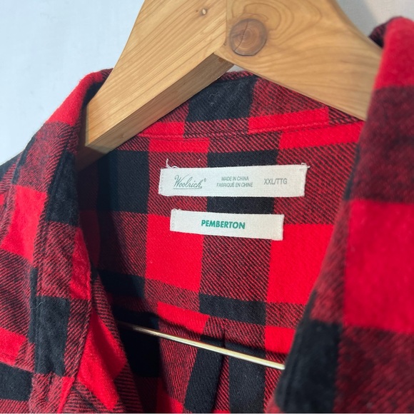 WOOLRICH buffalo plaid button up XXL Pemberton - Picture 7 of 9